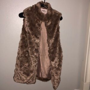 fur vest